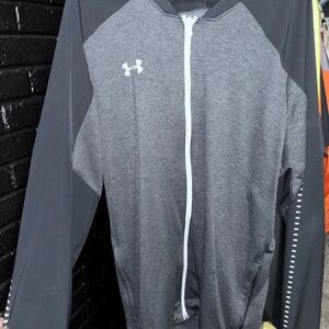 Big & Tall Under Armour Gray and Black Jacket
